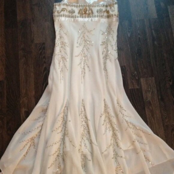 Dresses & Skirts - Vintage Y2K Fairycore whimsical Apart pearl dress, white cocktail dress.